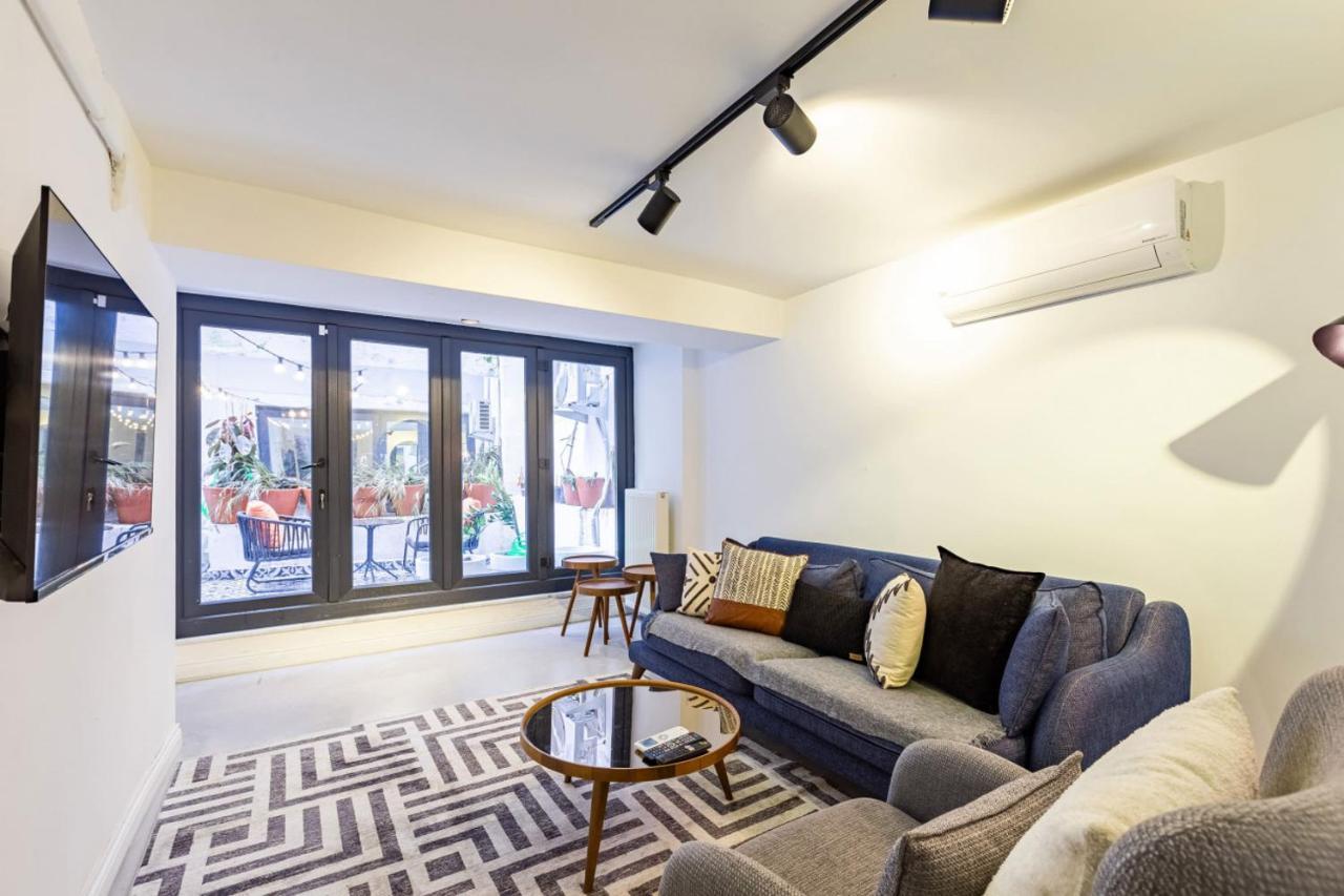 Excellent Flat With Lovely Backyard In Cihangir Istanbul Luaran gambar
